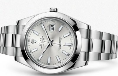 NEW UPGRADED Rolex Datejust II 41mm Replica Watch SS Oyster Silver Face AAA+